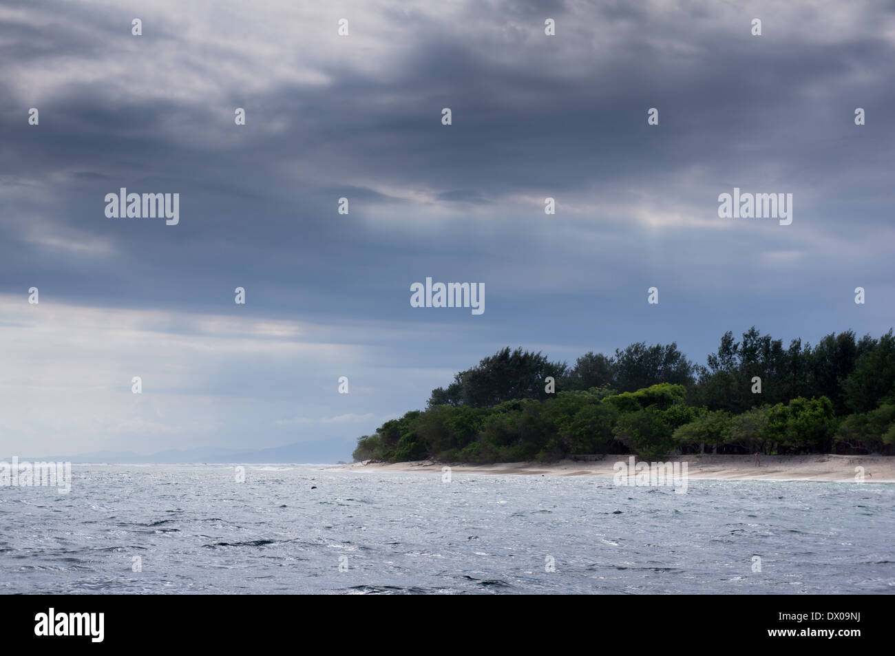 southern part of the island of Gili islands, Meno, Indonesia Stock Photo