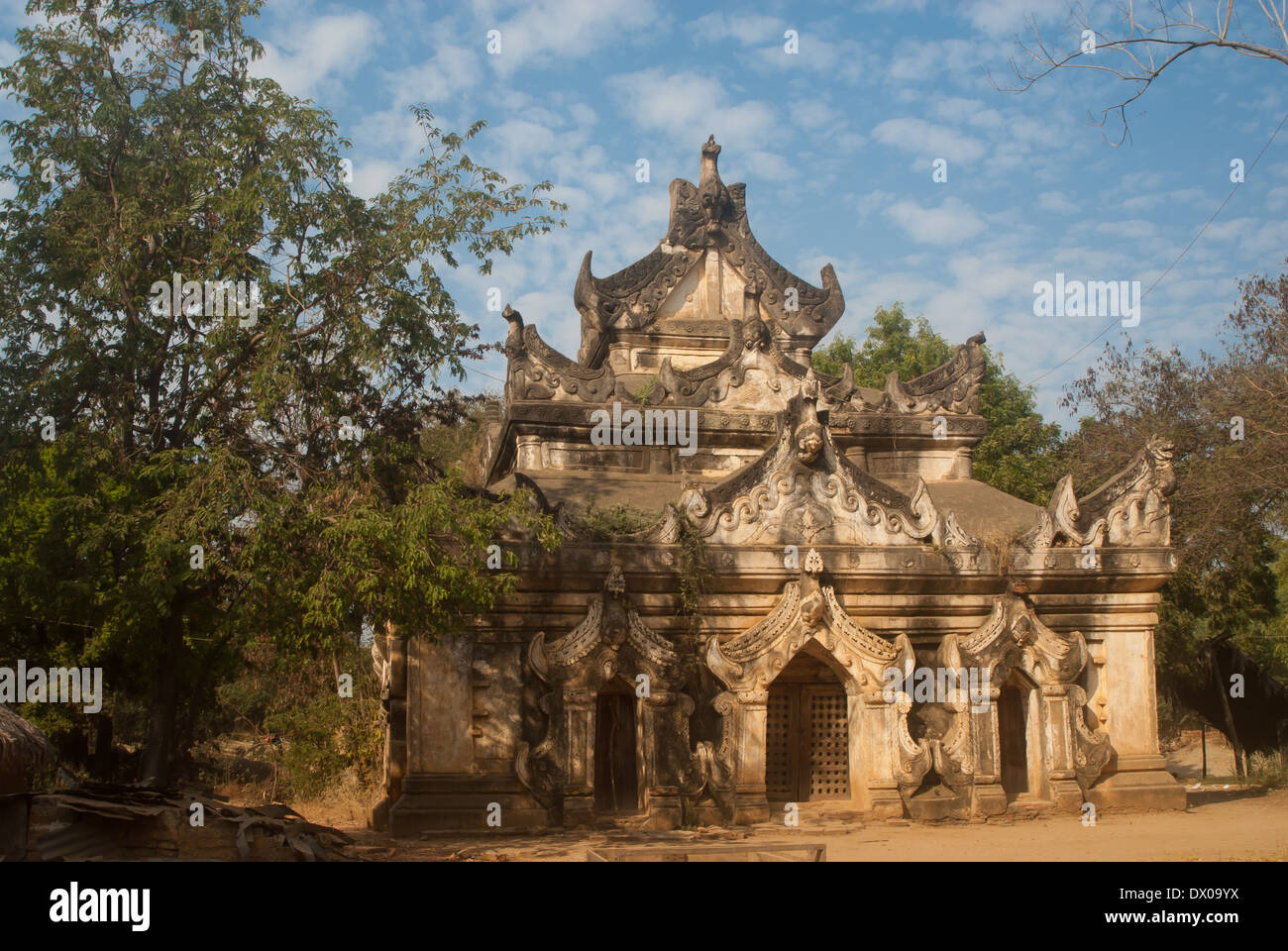 Buddhist Temple in  Bagan Myanmar, Burma Stock Photo