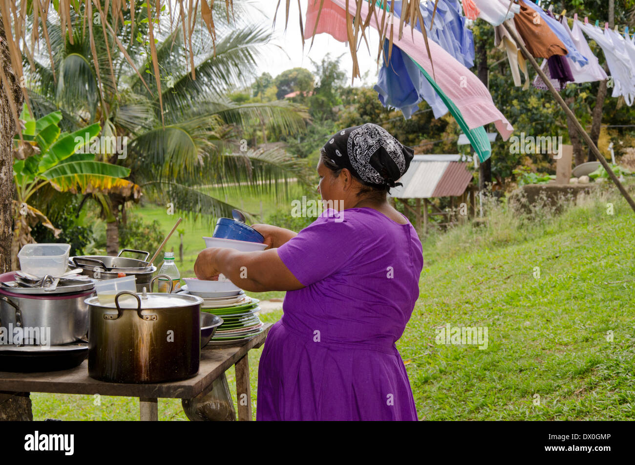Belize, Punta Gorda, Columbia. Agouti Cacao Farm. Sustainable mountain farm that specializes in