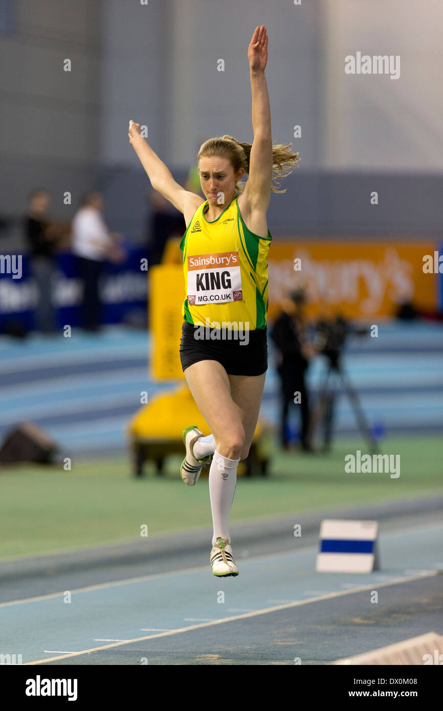 Caoimhe KING, Women's Triple Jump, 2014 British Athletics European Trials  (EIS) Sheffield, UK Stock Photo - Alamy