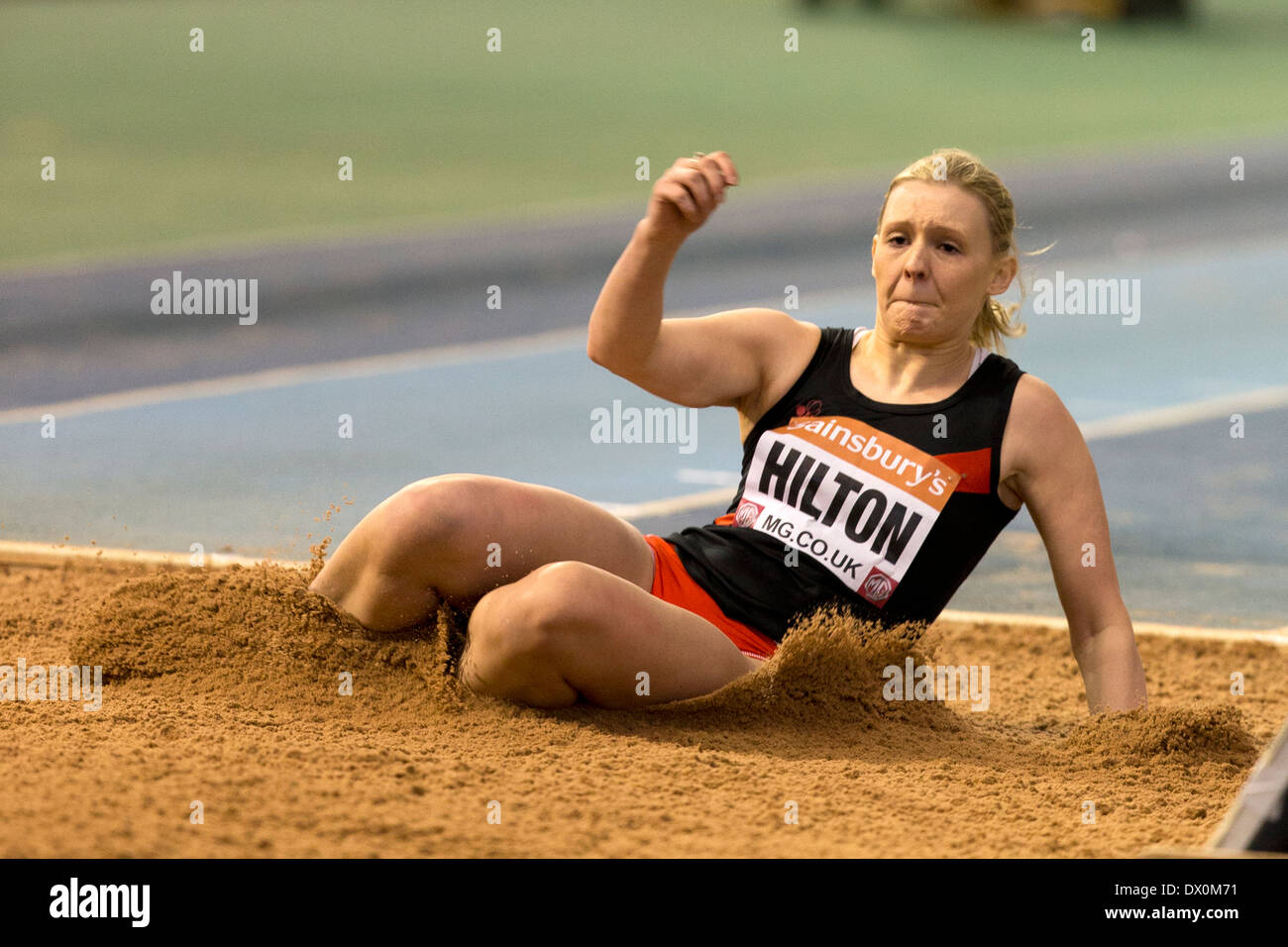 Kelly HILTON, Women's Triple Jump, 2014 British Athletics European Trials  (EIS) Sheffield, UK Stock Photo - Alamy