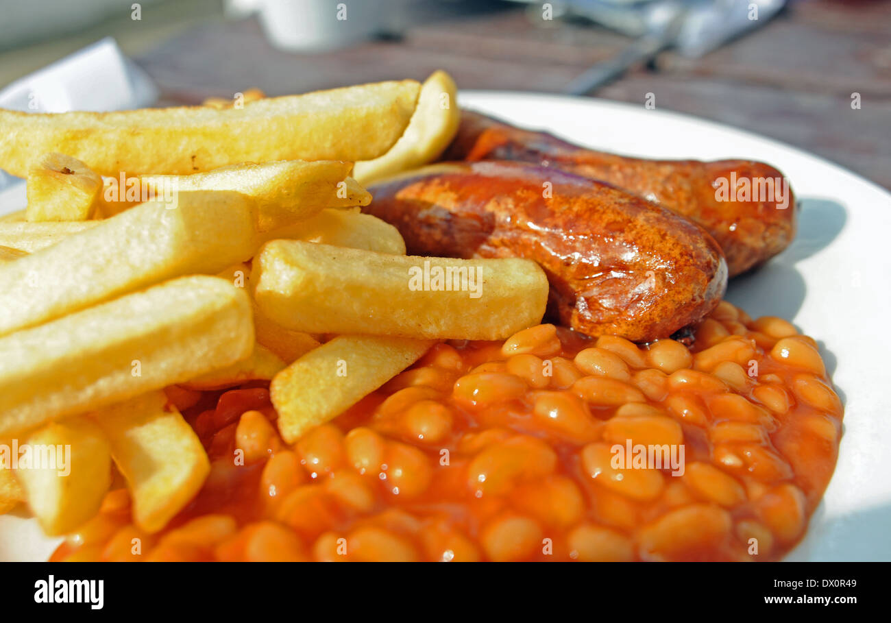 Sausage chips hires stock photography and images Alamy