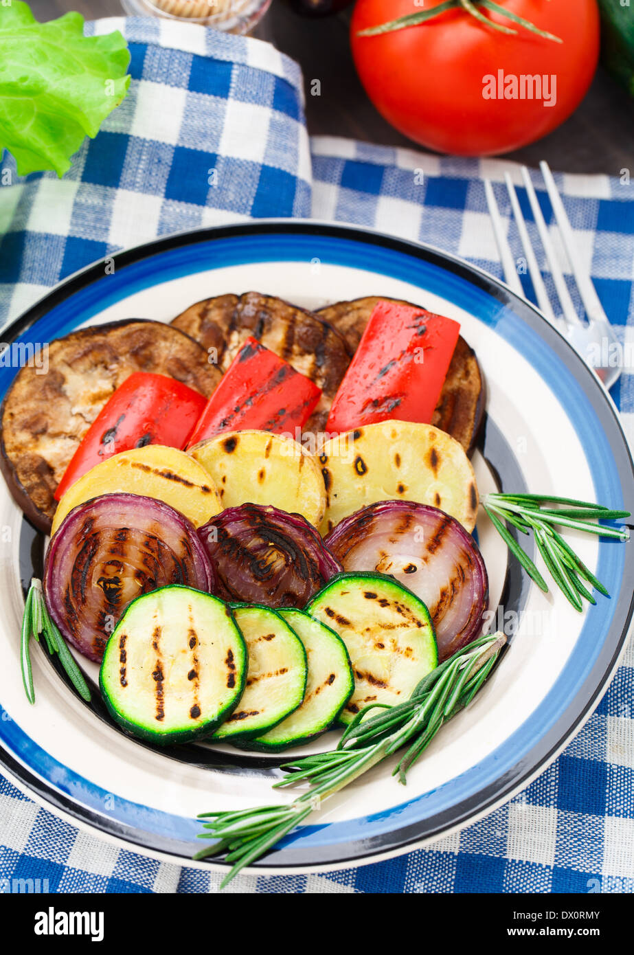 Vegetable grilled healthy paprika hires stock photography and images