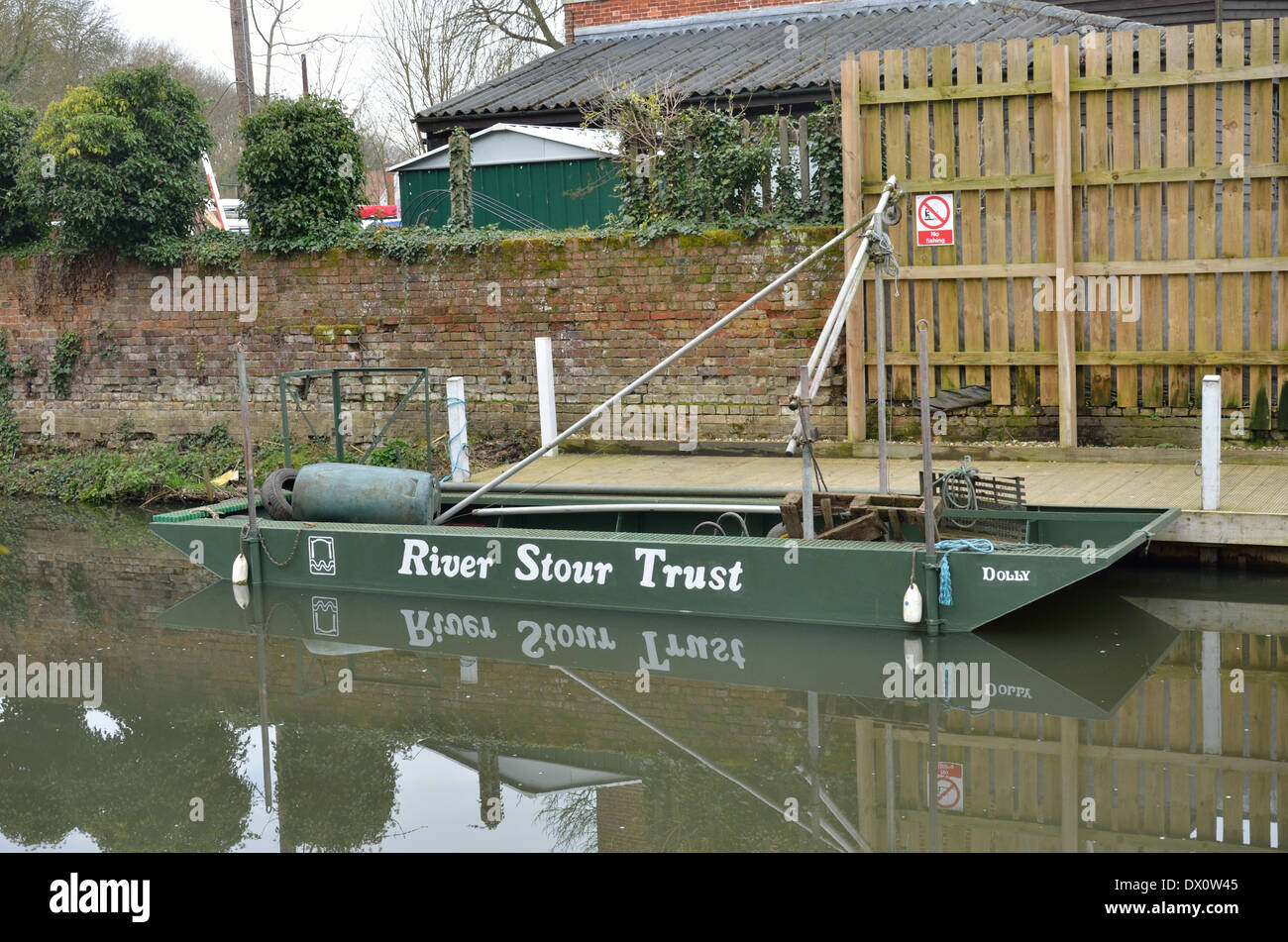 River punt Stock Photo