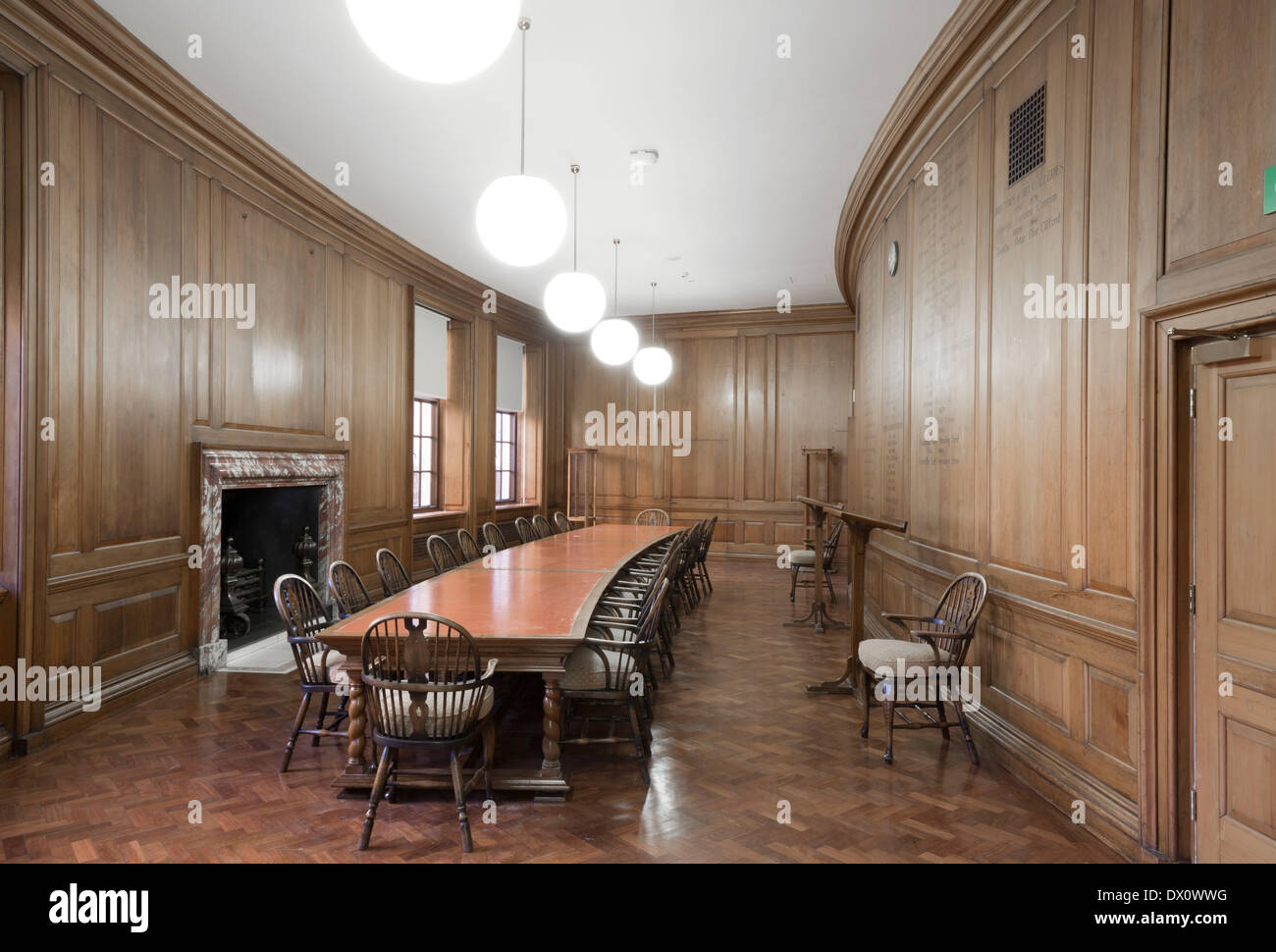 Meeting room in Manchester Central Library after refurbishment in 2014 Stock Photo Alamy