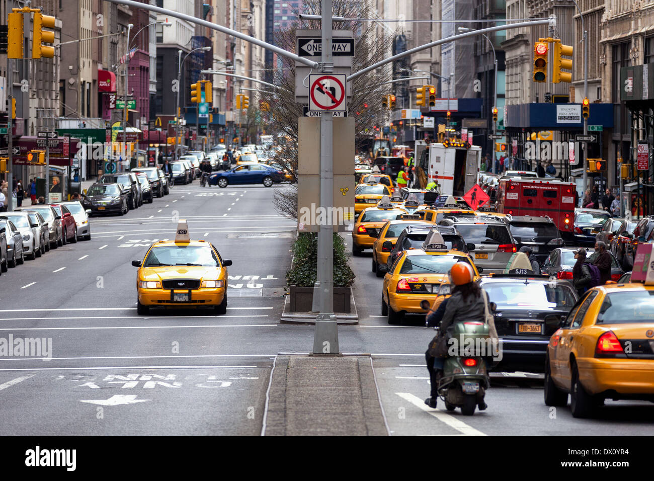 Traffic in New York City Stock Photo Alamy Traffic in New York City Stock Photo Alamy