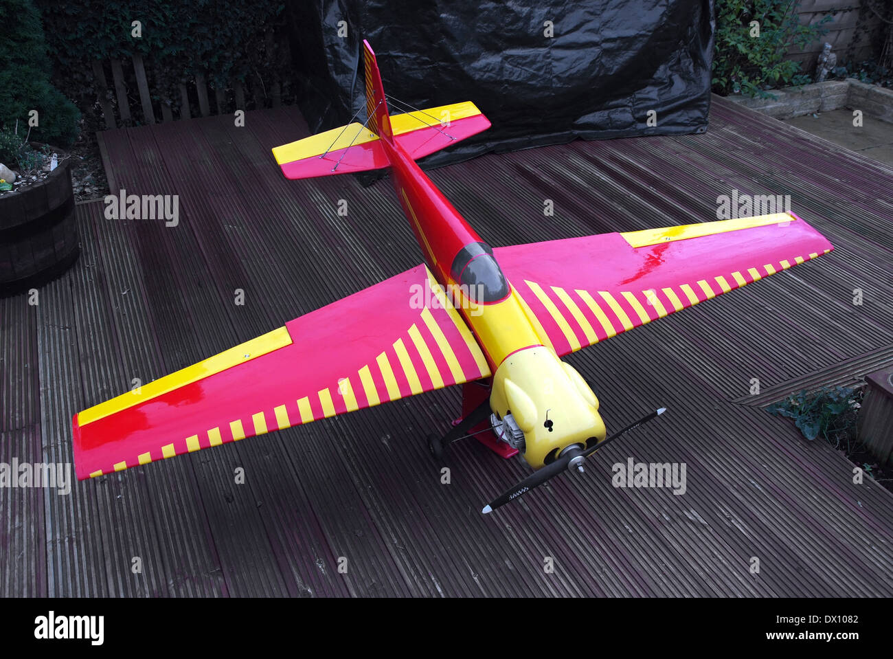 r/c model aeroplane Stock Photo