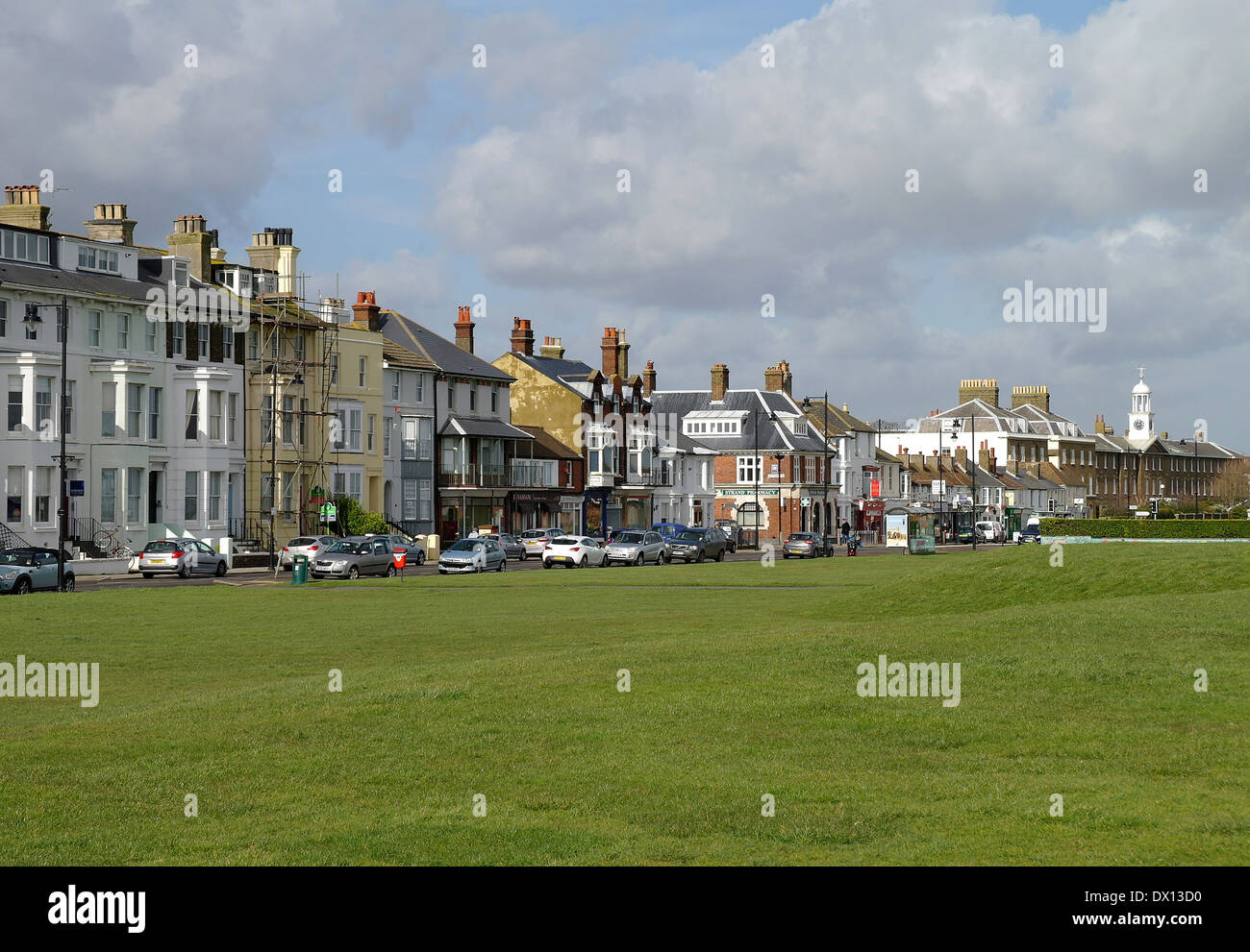 The Strand, Walmer kent Stock Photo Alamy