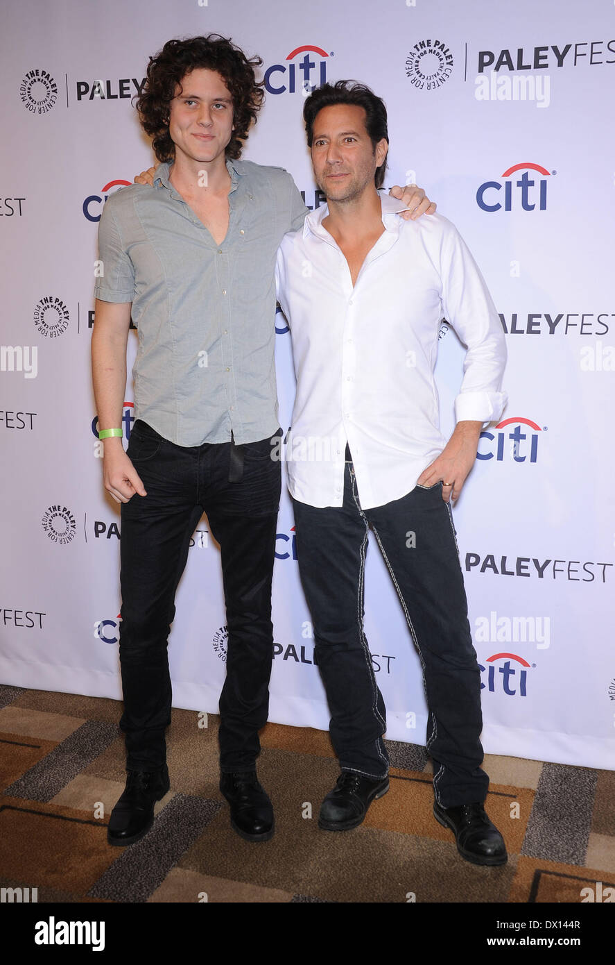 Hollywood, California, USA. 16th Mar, 2014. Henry Ian Cusick & Eli Cusick arrives for the Paley Fest 2014: Lost at the Dolby theater. Credit:  Lisa O'Connor/ZUMAPRESS.com/Alamy Live News Stock Photo