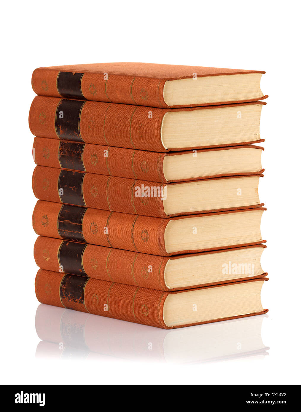 old books close up on white background Stock Photo - Alamy