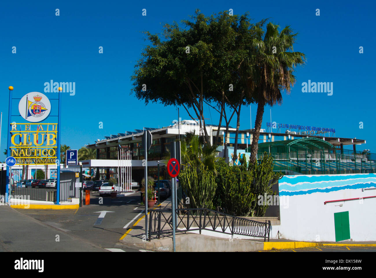 Real Club Nautico, the royal nautical club, Las Palmas de Gran Canaria,  Gran Canaria Island, the Canary Islands, Spain, Europe Stock Photo - Alamy