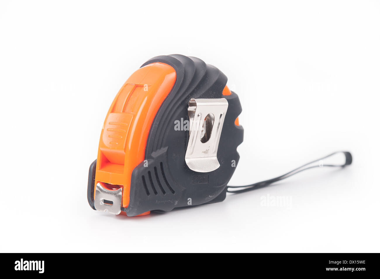 Tape measure isolated on white background Stock Photo - Alamy