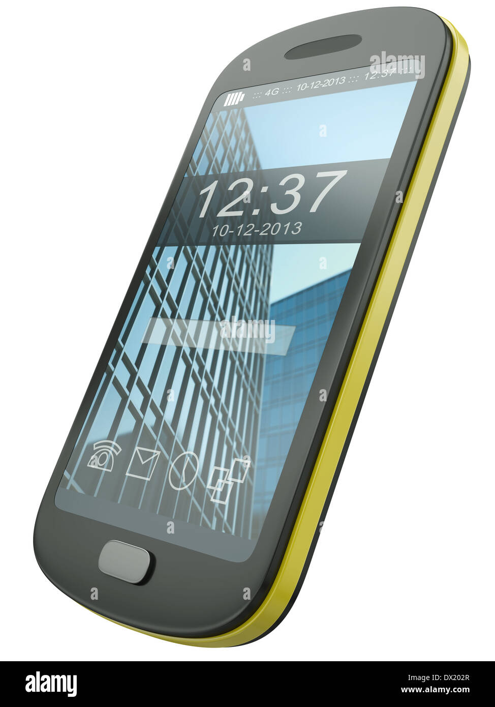 Generic smart phone concept. 3D rendered illustration. Stock Photo