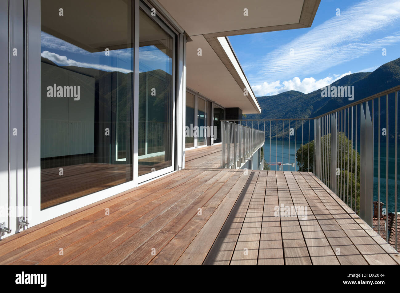 Beautiful penthouse with lake view Stock Photo - Alamy