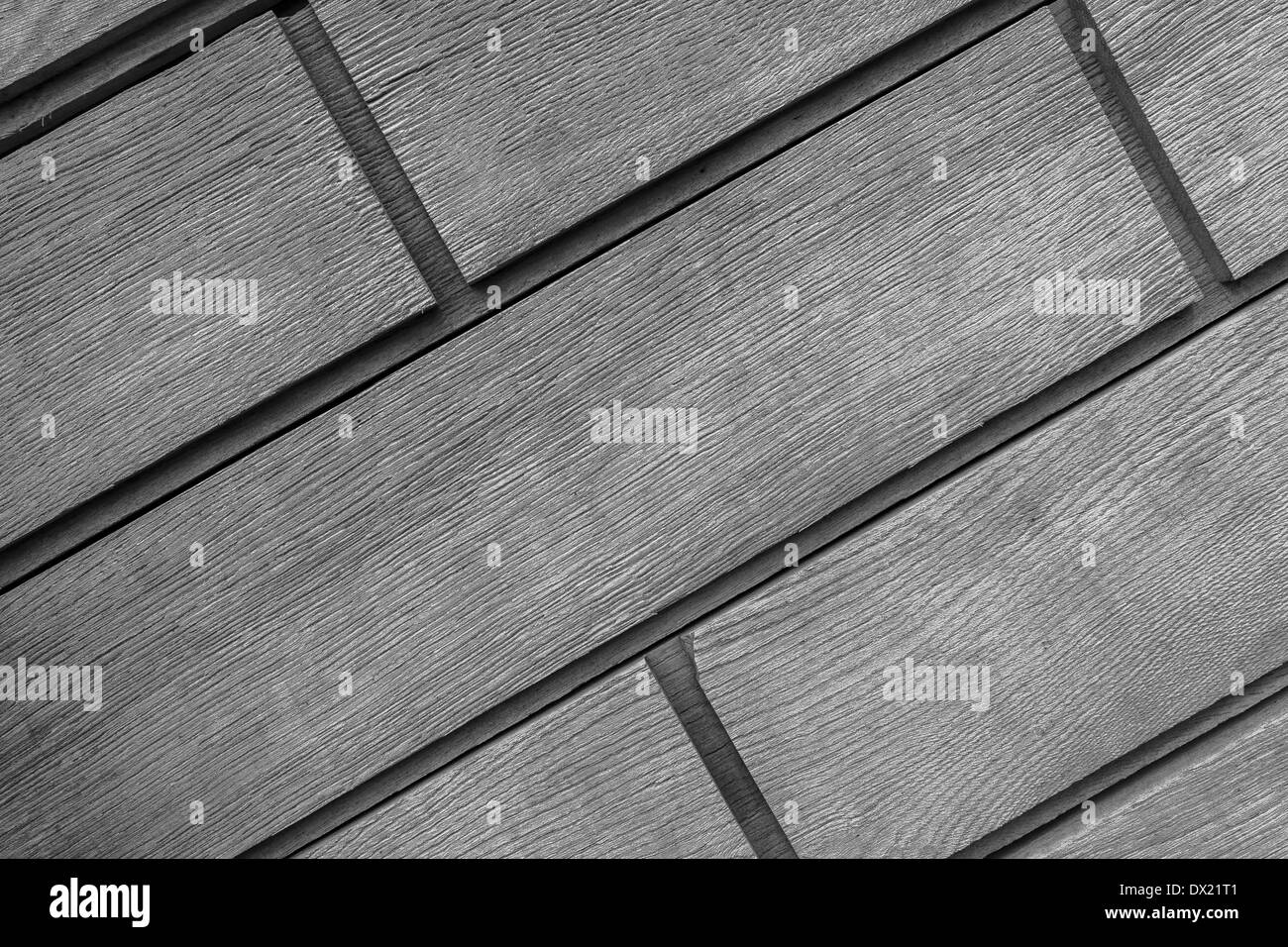 Close up black and white on the wood wall Stock Photo