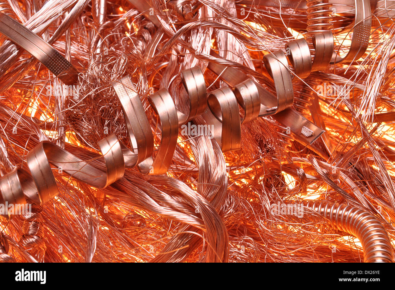 Scrap copper wire Stock Photo Alamy
