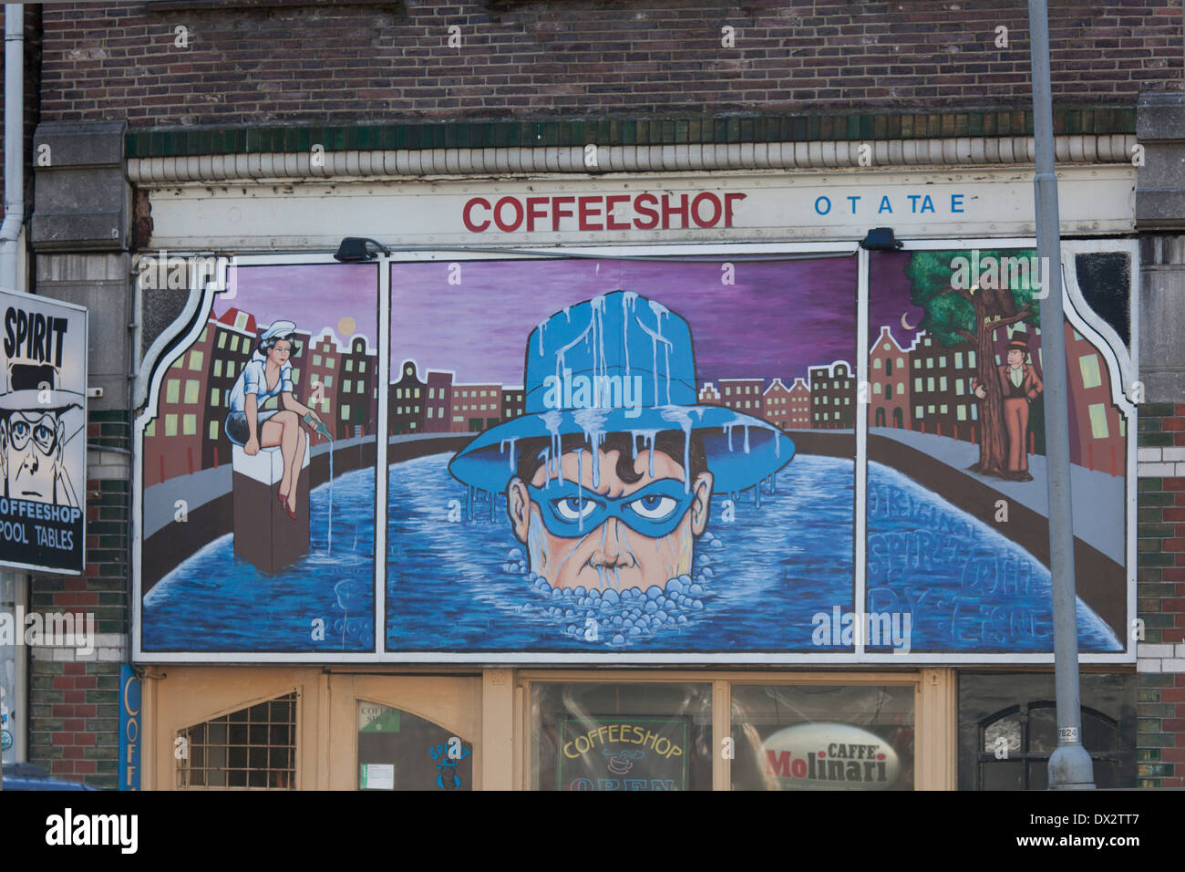 Coffee shop in Amsterdam, Netherlands Stock Photo Alamy