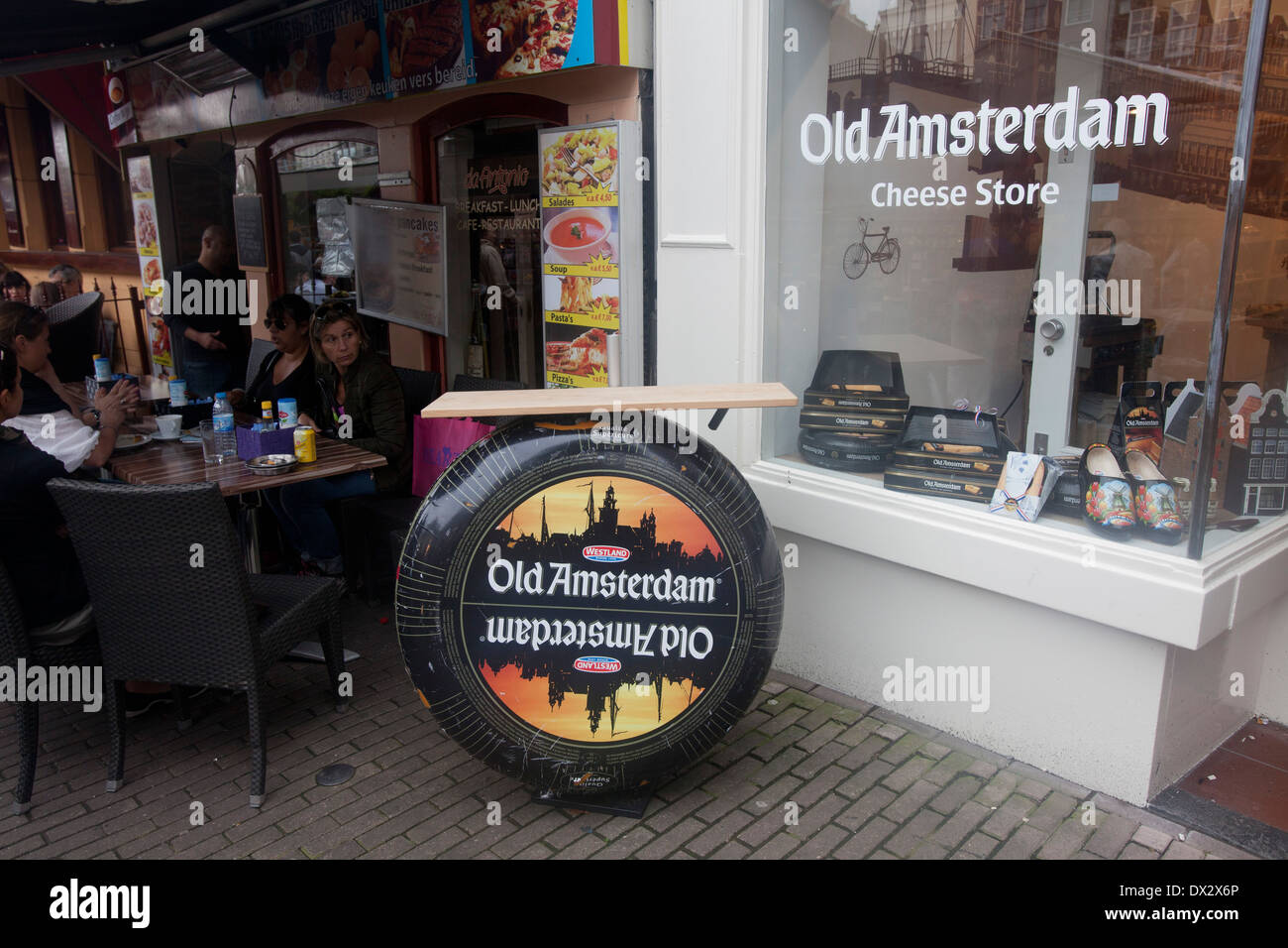 Cheese Shop in Amsterdam, Netherlands Stock Photo