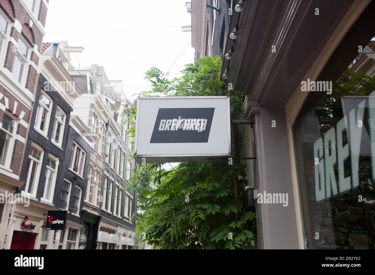 Coffee shop in Amsterdam, Netherlands Stock Photo Alamy