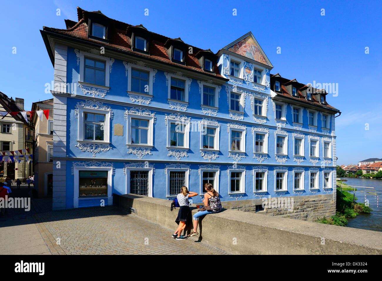 Blue Building Bamberg Germany Deutschland DE Bavaria UNESCO Stock Photo 67680428 Alamy