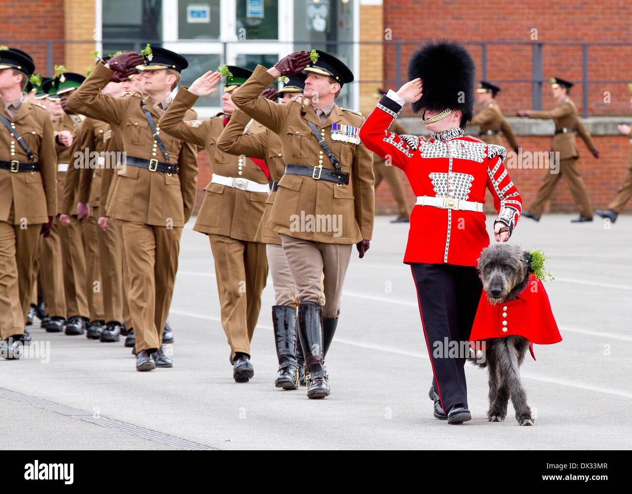 irish guards st patricks day you tube