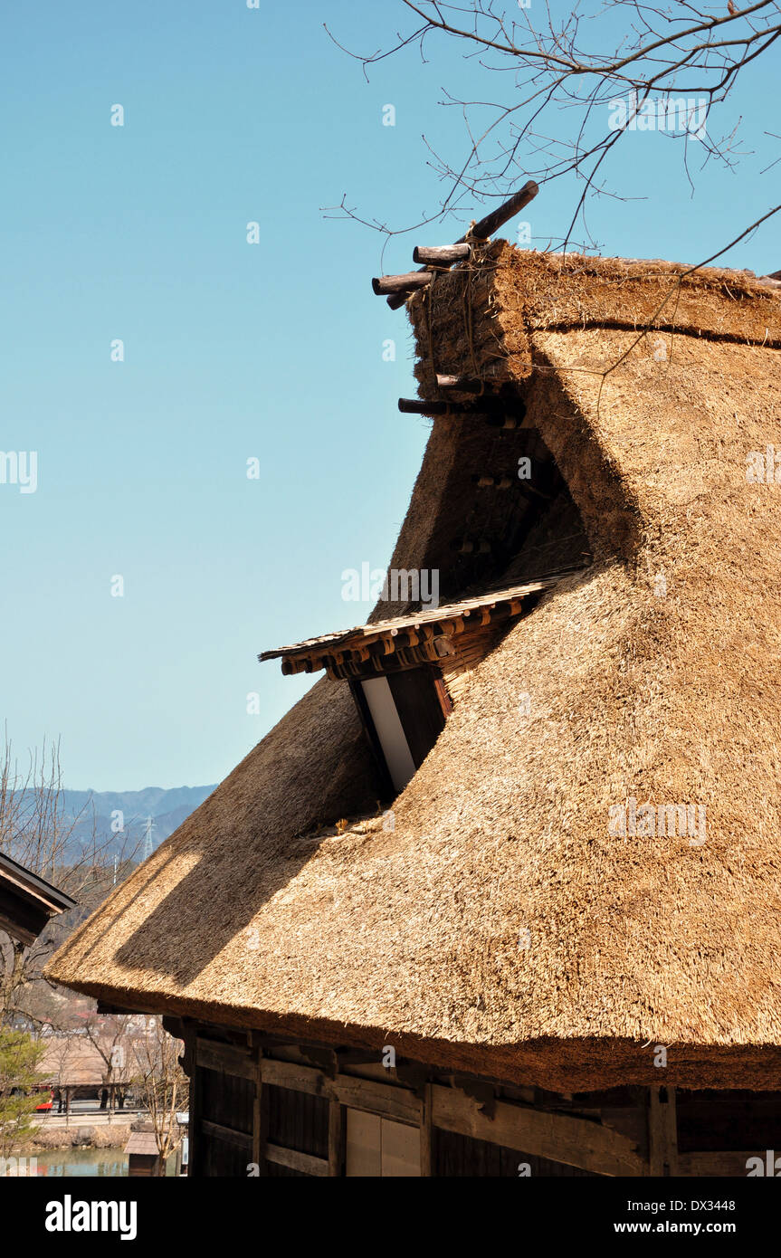Old house at Hida folk village (Hida no sato) - Takayama, Japan Stock Photo