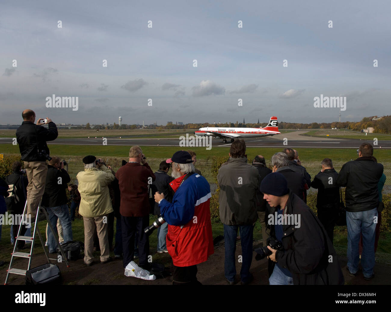 British Eagle aircraft Stock Photo Alamy