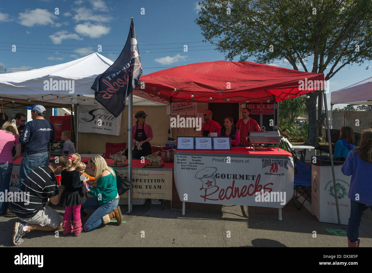 Lakeland Florida annual BBQ Pig Festival Competition sponsored by