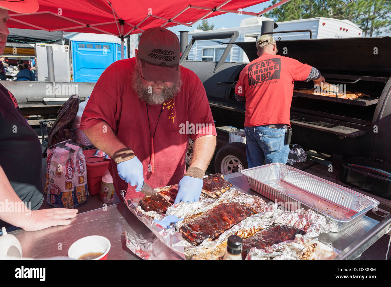 Lakeland Florida annual BBQ Pig Festival Competition sponsored by