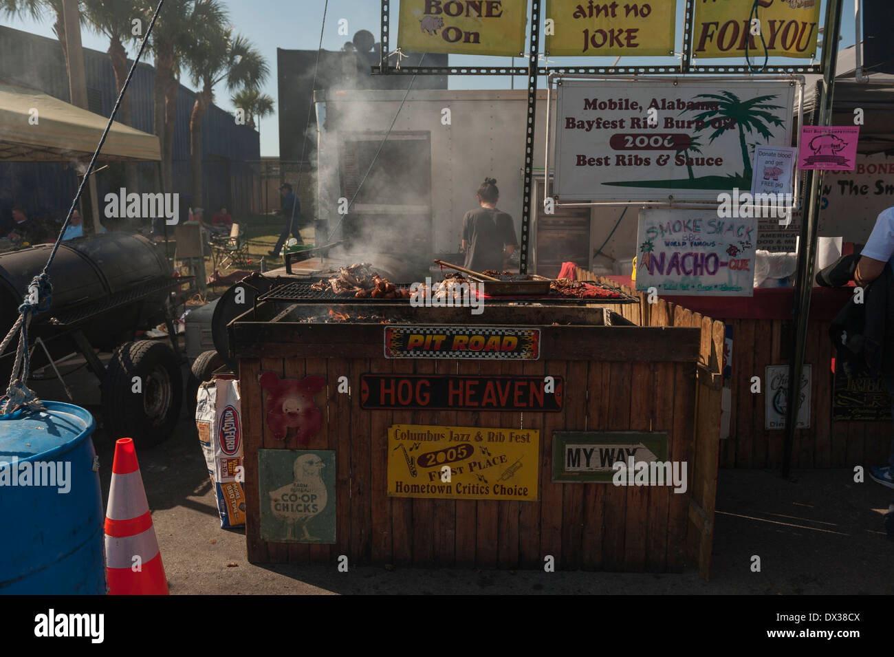 Lakeland Florida annual BBQ Pig Festival Competition sponsored by
