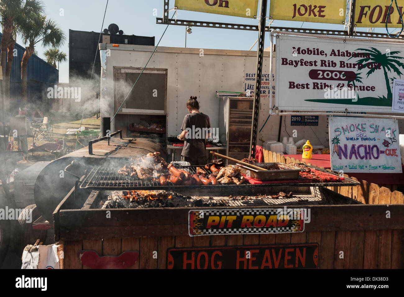Lakeland Florida annual BBQ Pig Festival Competition sponsored by