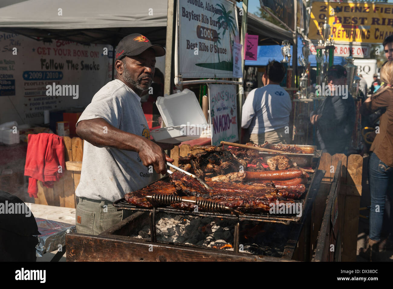Lakeland Florida annual BBQ Pig Festival Competition sponsored by