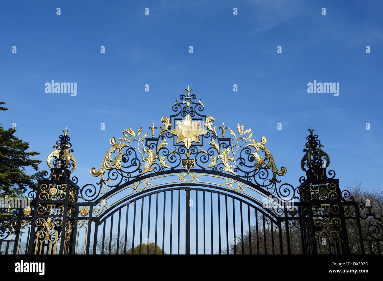 Chester Road Gates, Regent's Park, London, England, UK Stock Photo