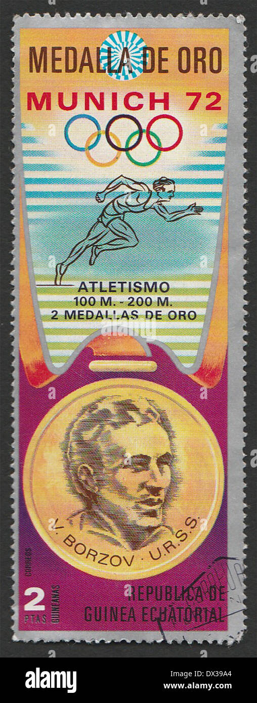 Postage stamp of Olympics Stock Photo Alamy