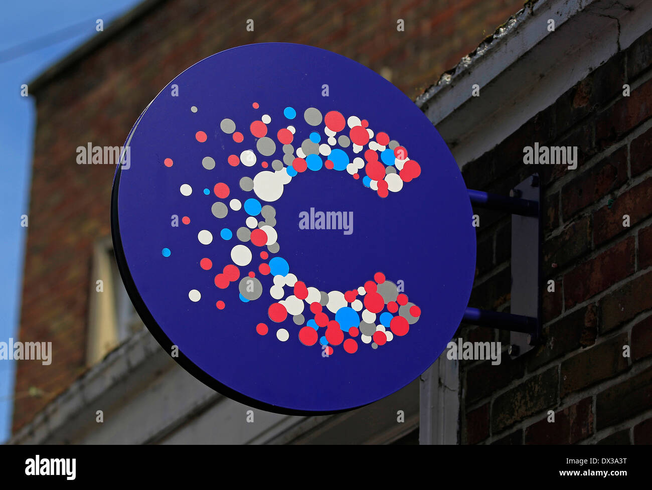 Cancer research logo outside branch hires