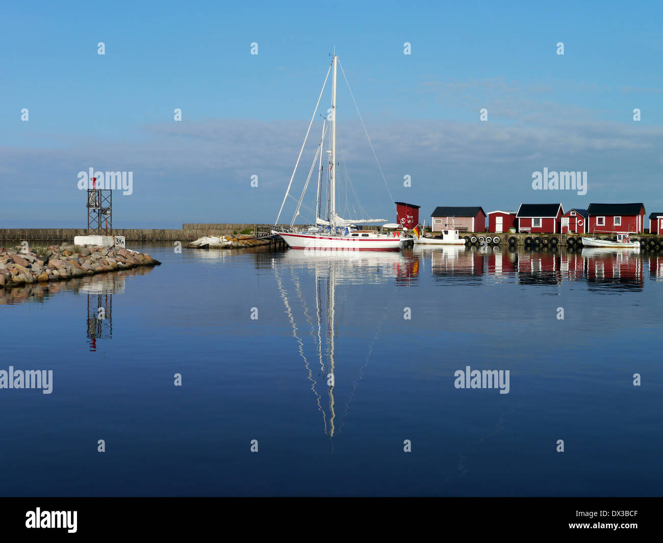 gislövs läge, skåne, sweden Stock Photo