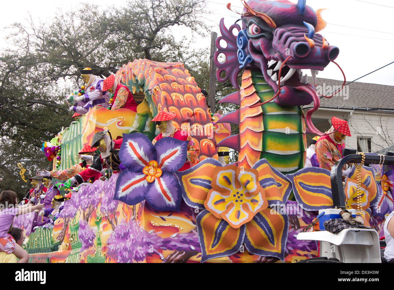 mardi gras parade televised