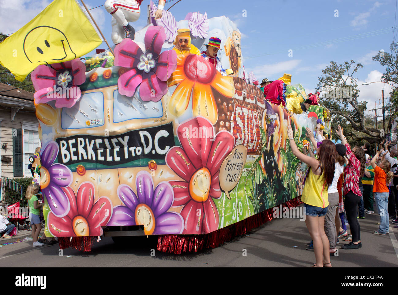 mardi gras parades uptown