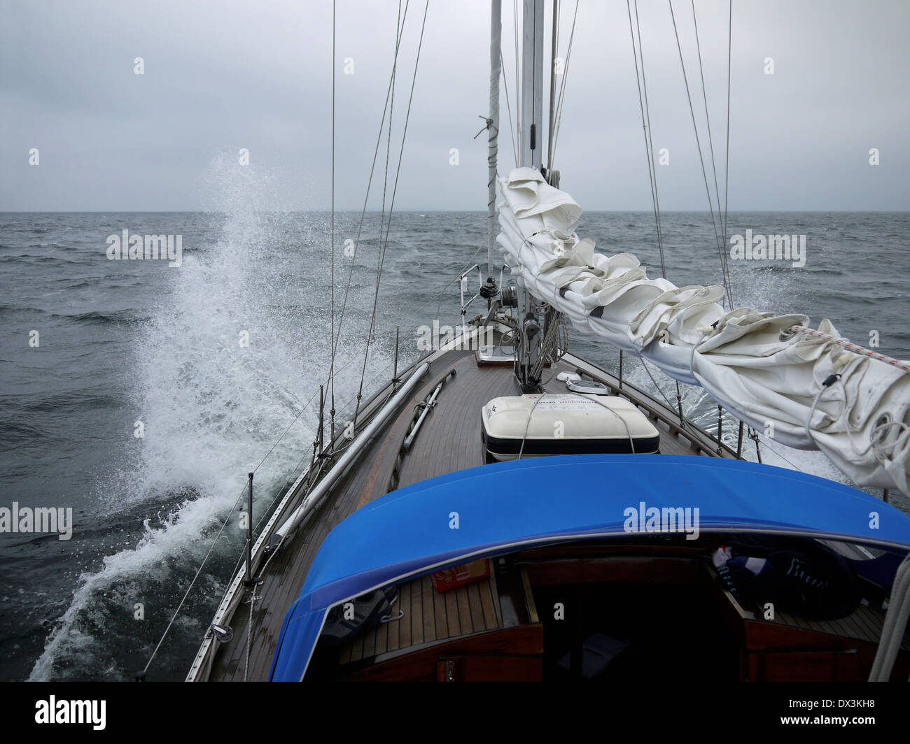 sailing in the baltic sea Stock Photo Alamy
