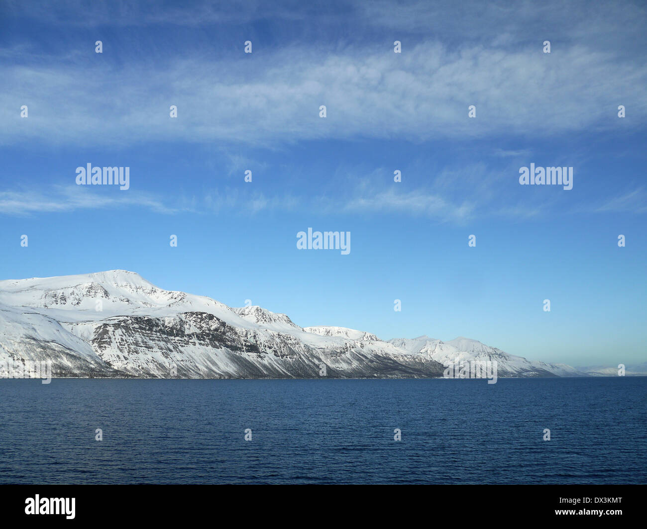 ullsfjord, troms, norway Stock Photo