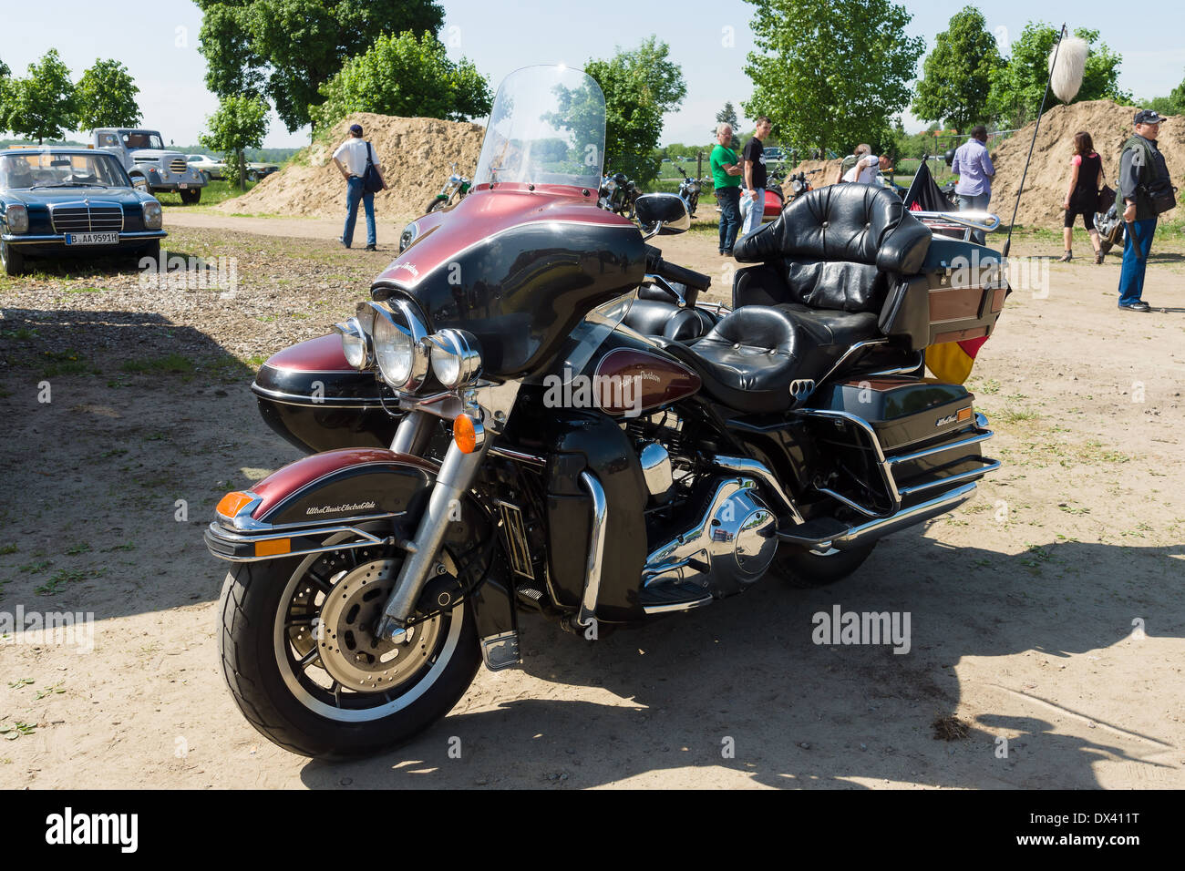 Motorcycle Harley-Davidson Electra Glide Ultra Classic Stock Photo