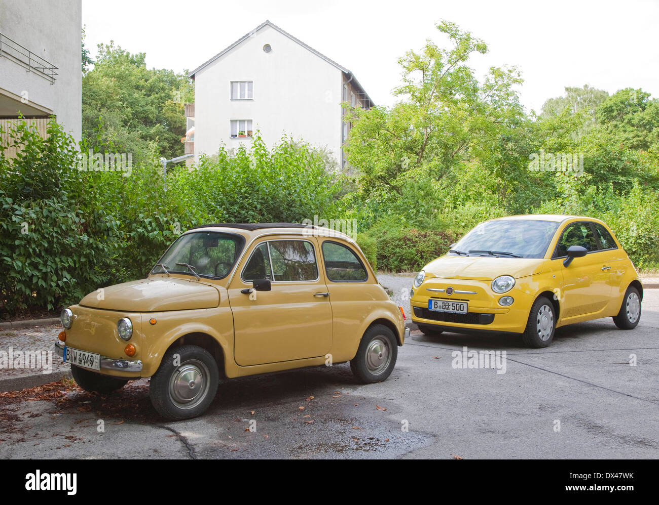 Fiat 500 Stock Photo
