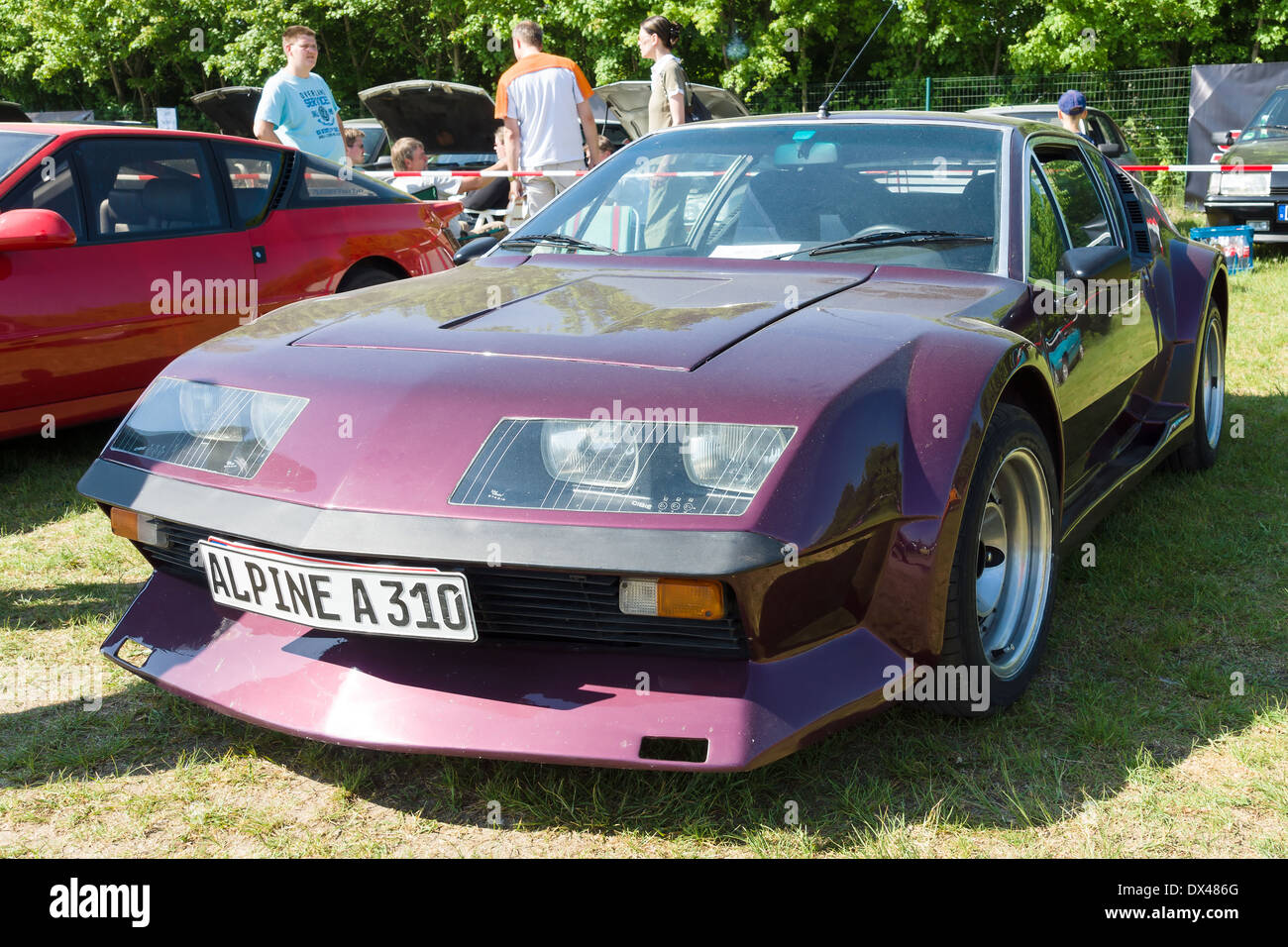 A sports car Renault Alpine A310 Stock Photo