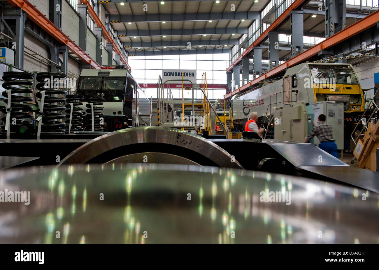 Bombardier plant in Kassel Stock Photo Alamy