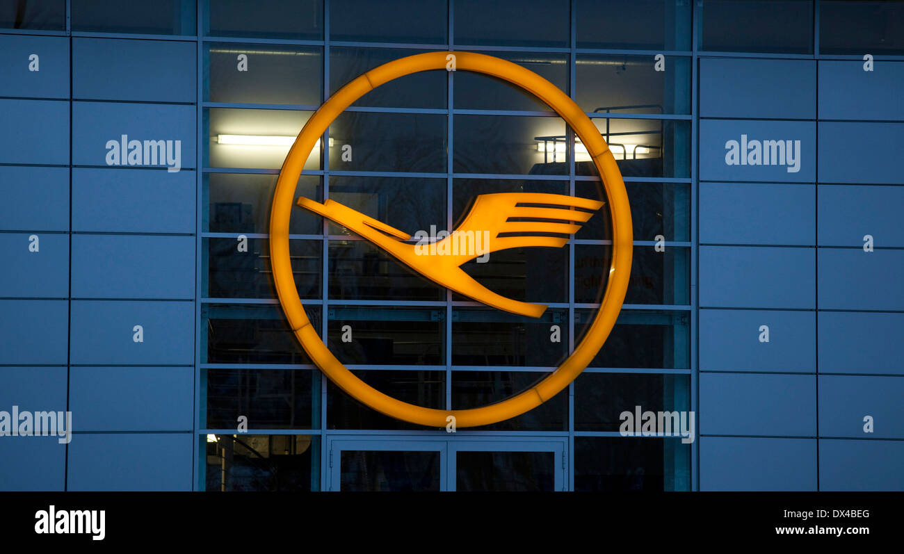 Lufthansa logo Stock Photo