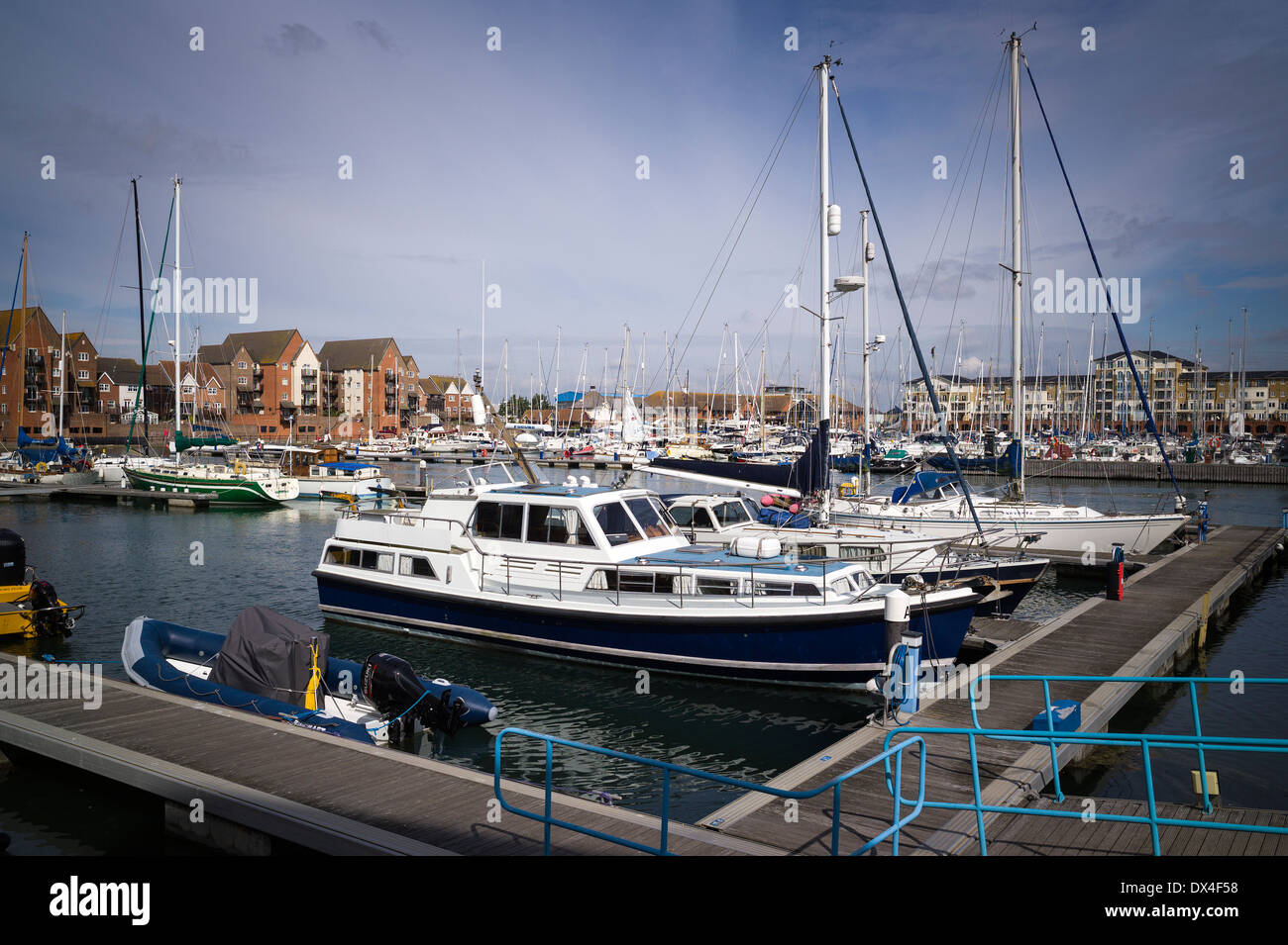 The marina in Eastbourne Sussex England UK Stock Photo Alamy