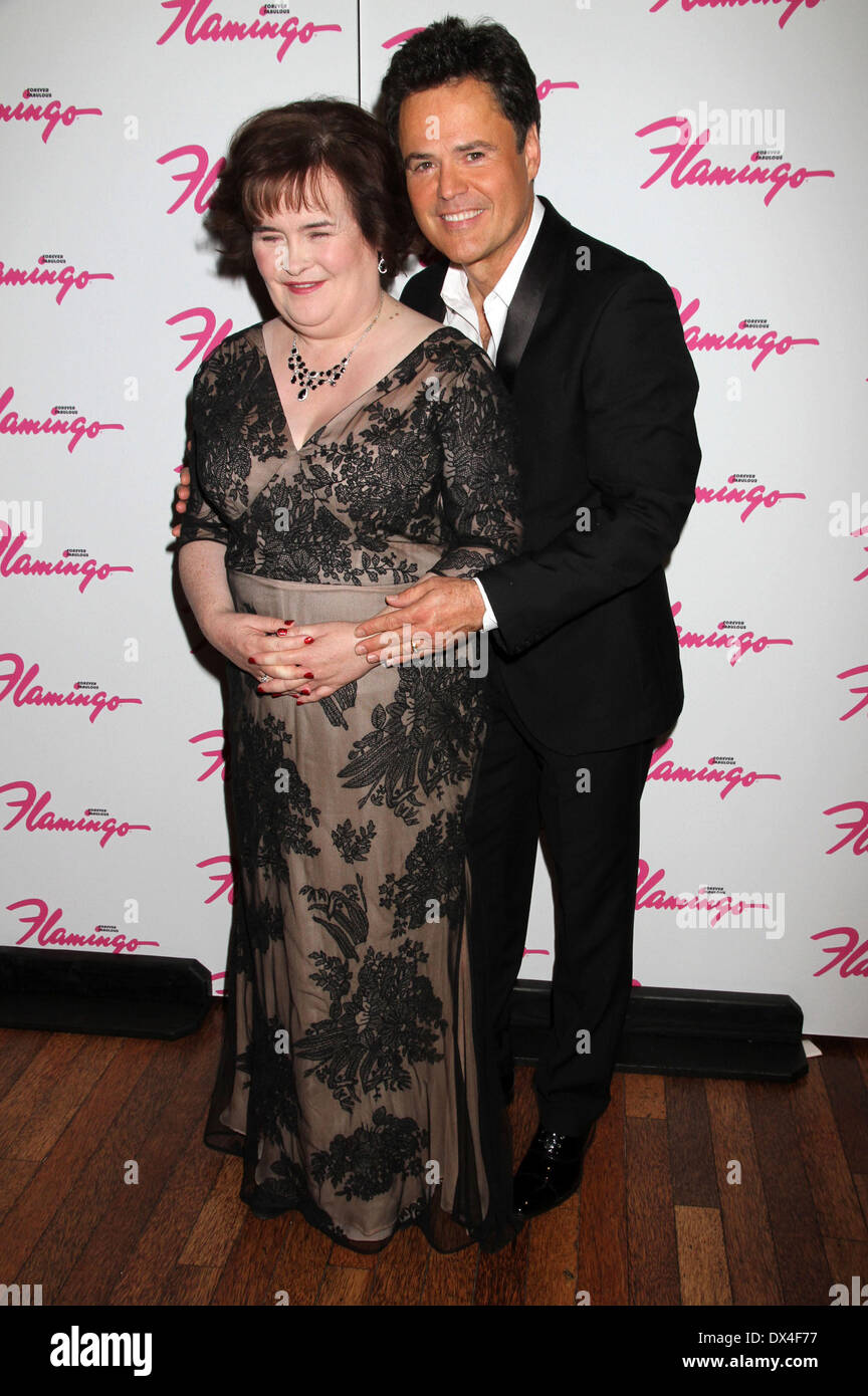 Susan Boyle Et Son Compagnon Susan Boyle and Donny Osmond Susan Boyle makes a guest appearance at the  the Donny & Marie Show at The Flamingo Hotel and Casino Las Vegas, Nevada -  17.10.12 Featuring: Susan Boyle