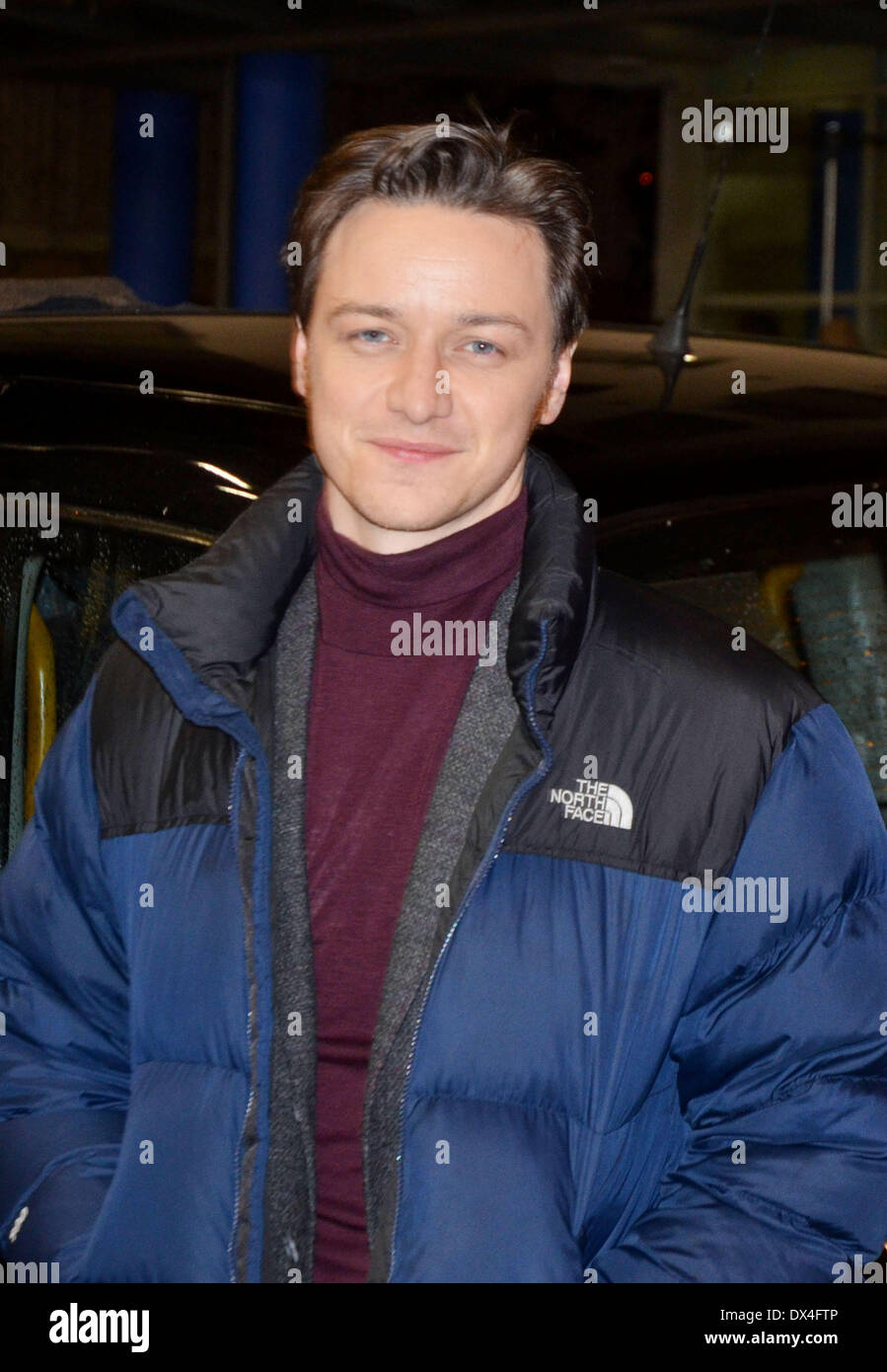 James McAvoy on the set of 'Trance' in London London, England - 17.10.12  Featuring: James McAvoy Where: London, United Kingdom Stock Photo - Alamy