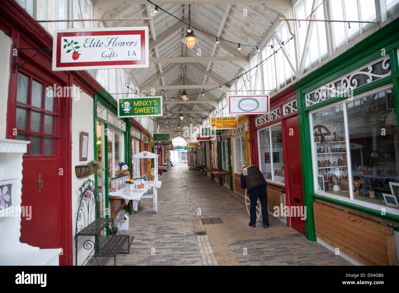 The Pannier market in Bideford, Devon, England Stock Photo