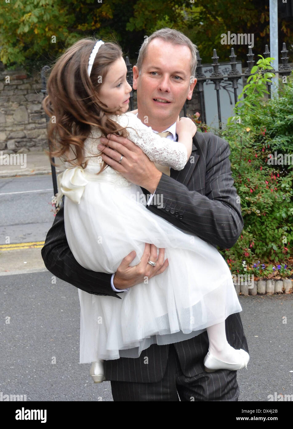 Peter Devlin and daughter Romy The Wedding of Colin Devlin and Sonya